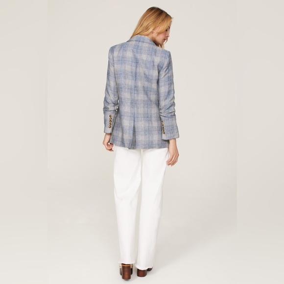 NWT VERONICA BEARD Beacon Plaid Dickey Jacket - Size 4 - Plaid - 100% Linen - Picture 16 of 16